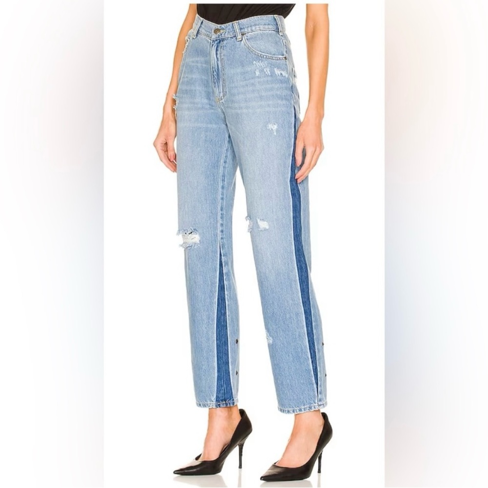 SER.O.YA Maggie Mid Rise Vintage Straight Women's Jeans - Picture 4 of 6